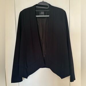 The Limited black buttonless blazer - size M